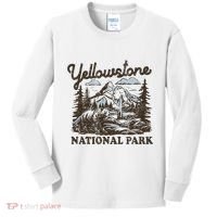 Yellowstone National Park Wyoming Kids Long Sleeve Shirt thumb 0