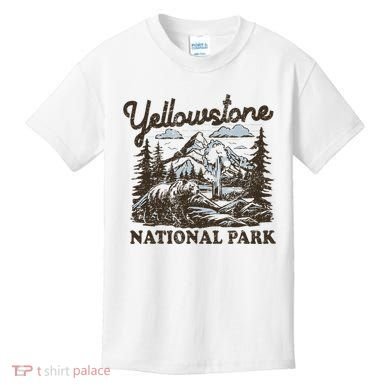 Yellowstone National Park Wyoming Kids T-Shirt