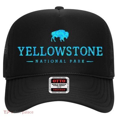 Yellowstone National Park Colorful Buffalo Hat
