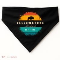 Yellowstone National Park USA-Made Doggie Bandana thumb 0