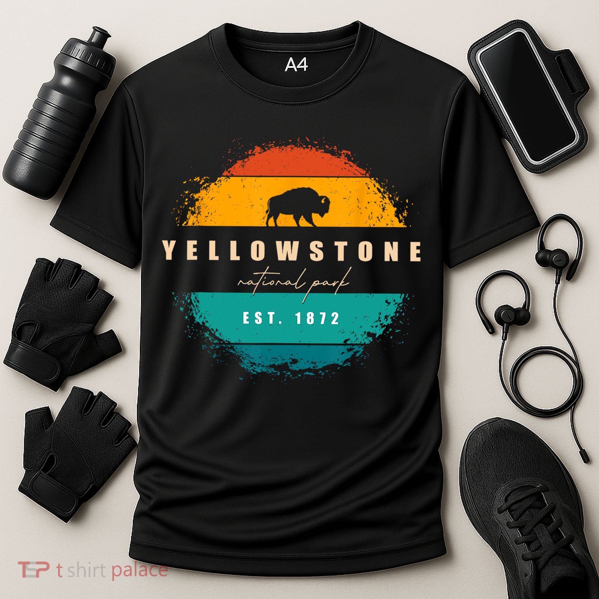 Yellowstone National Park Cooling Performance Crew T-Shirt
