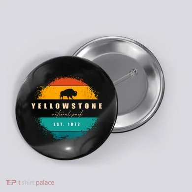 Yellowstone National Park Button