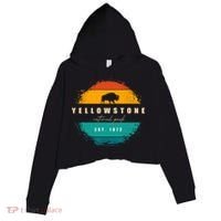 Yellowstone National Park Crop Fleece Hoodie thumb 0