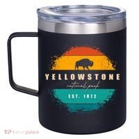 Yellowstone National Park 12oz Stainless Steel Coffee Mug thumb 2