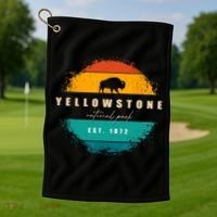 Yellowstone National Park Golf Towel thumb 1