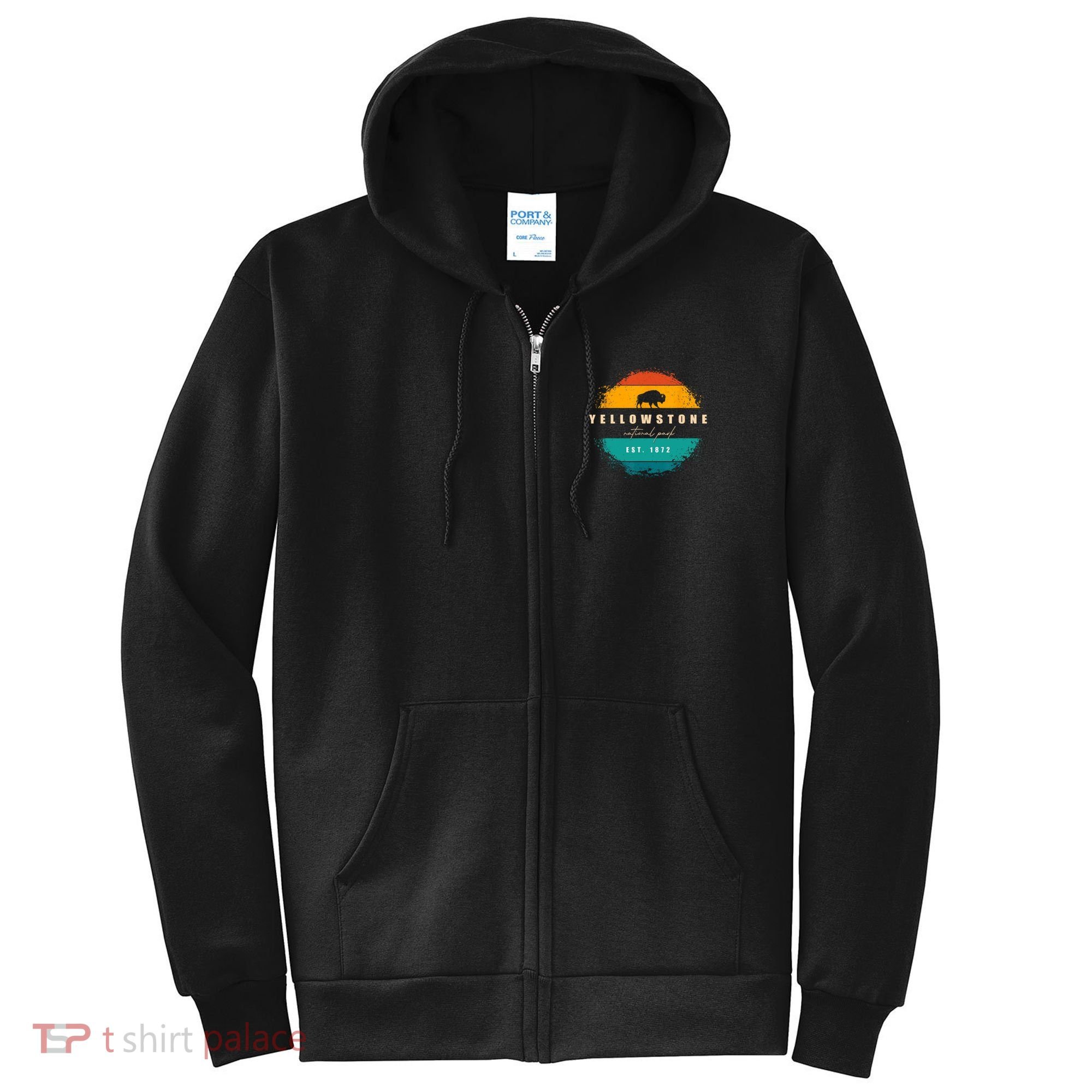 Yellowstone National Park Full Zip Hoodie