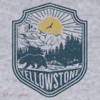 Yellowstone National Park Bear Nature Hiking Outdoors Women's Sweatshirt thumb 2