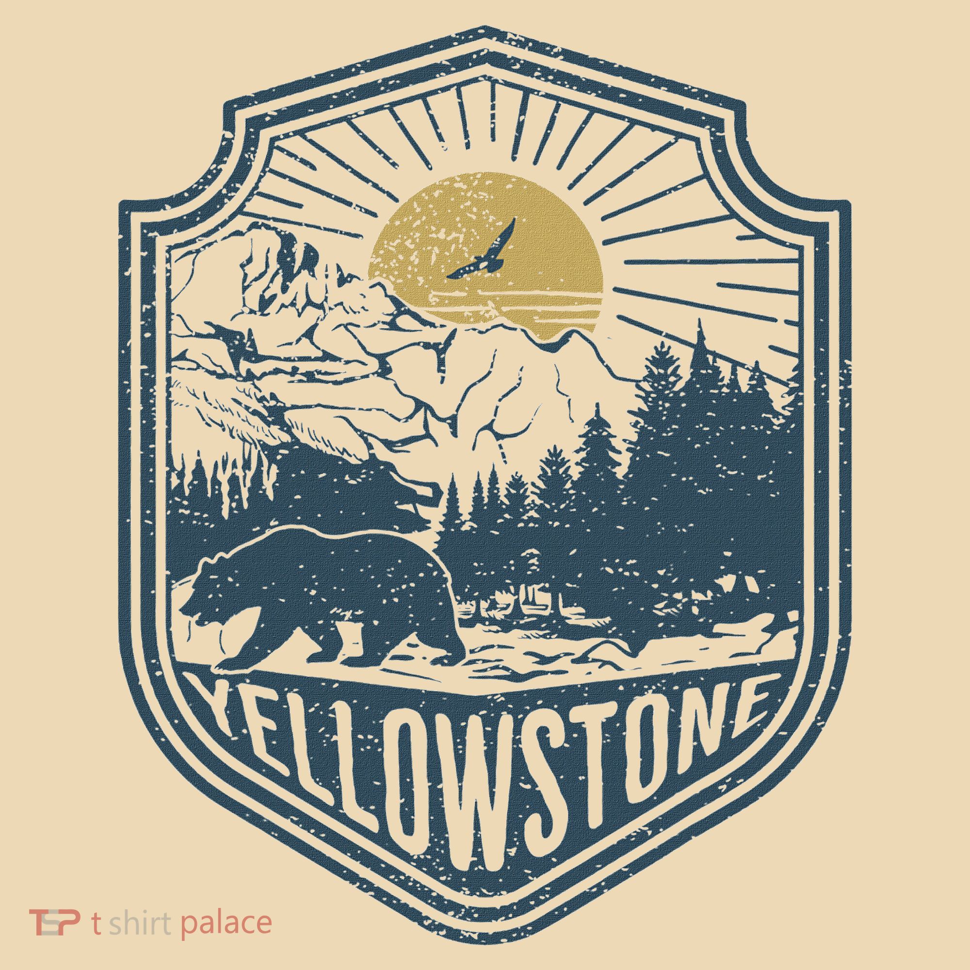 Yellowstone National Park Bear Nature Hiking Outdoors Tote Bag