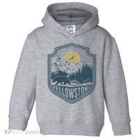 Yellowstone National Park Bear Nature Hiking Outdoors Toddler Hoodie thumb 0