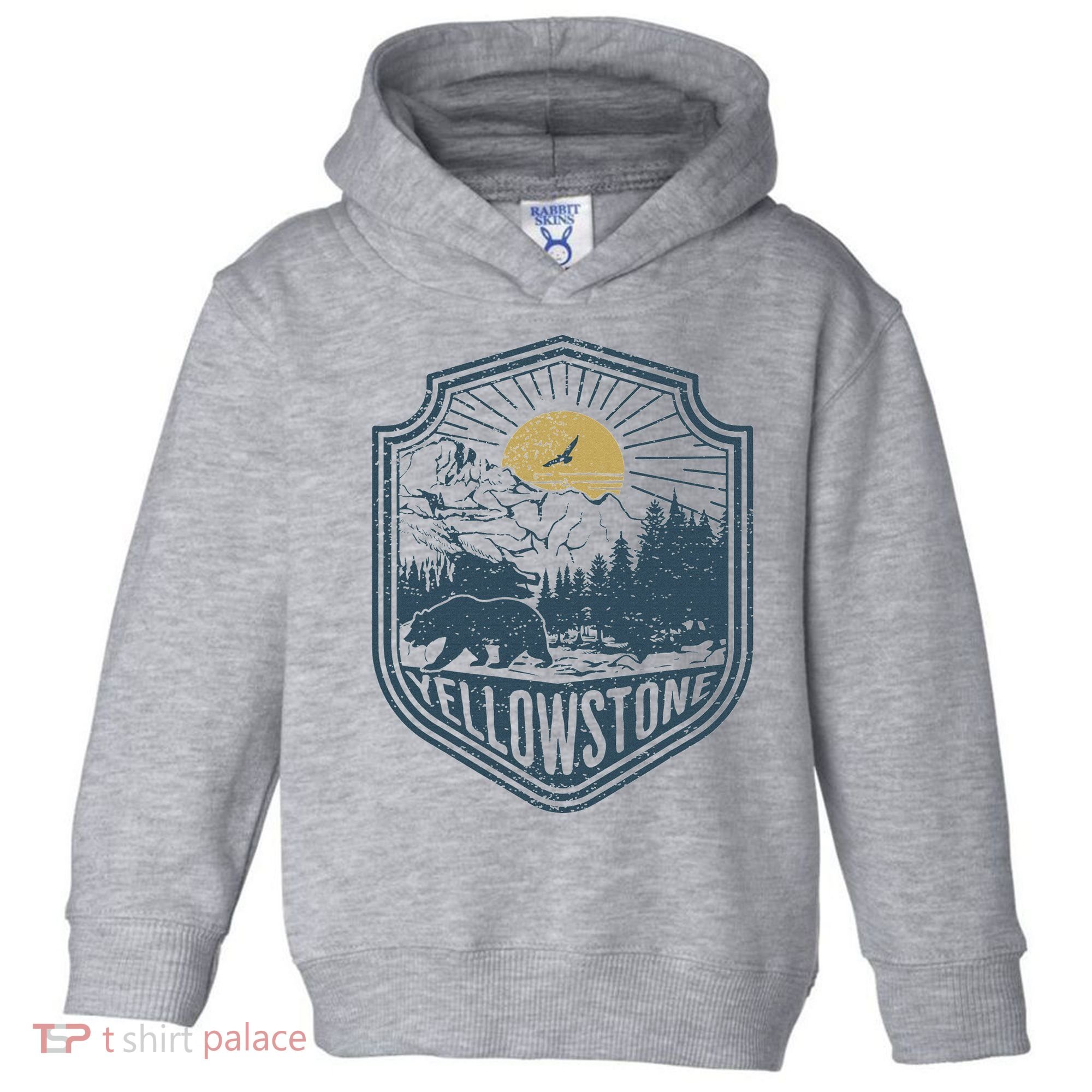 Yellowstone National Park Bear Nature Hiking Outdoors Toddler Hoodie