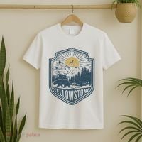 Yellowstone National Park Bear Nature Hiking Outdoors T-Shirt thumb 2