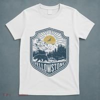 Yellowstone National Park Bear Nature Hiking Outdoors T-Shirt thumb 5