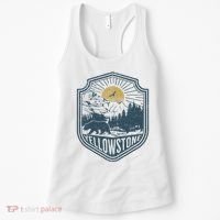 Yellowstone National Park Bear Nature Hiking Outdoors Women's Tank Top thumb 0