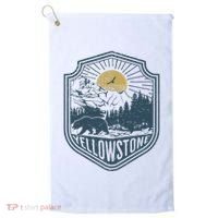 Yellowstone National Park Bear Nature Hiking Outdoors Golf Towel thumb 0