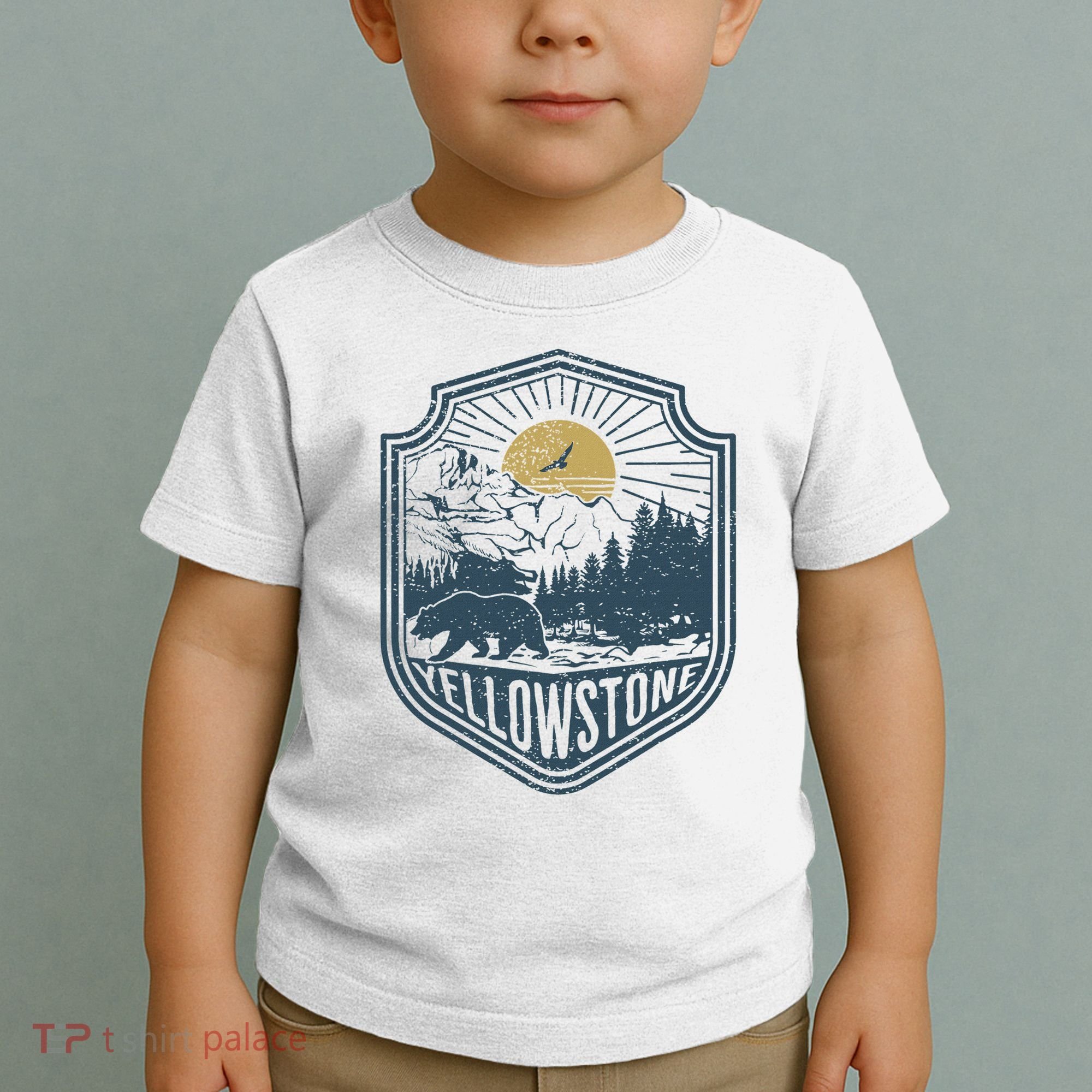 Yellowstone National Park Bear Nature Hiking Outdoors Toddler T-Shirt