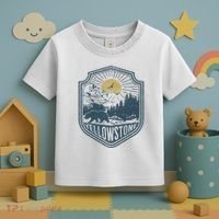 Yellowstone National Park Bear Nature Hiking Outdoors Toddler T-Shirt thumb 3