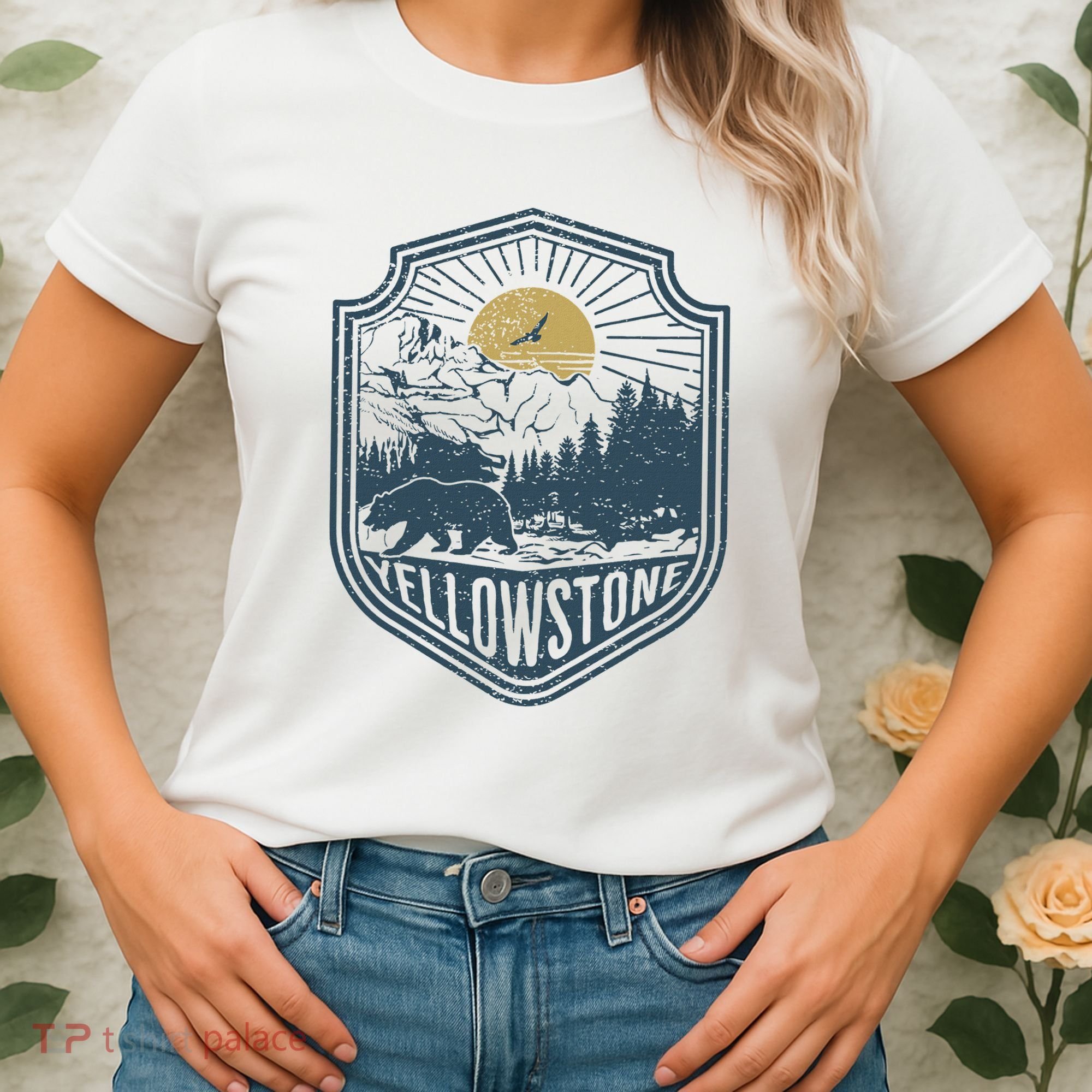 Yellowstone National Park Bear Nature Hiking Outdoors Women's T-Shirt
