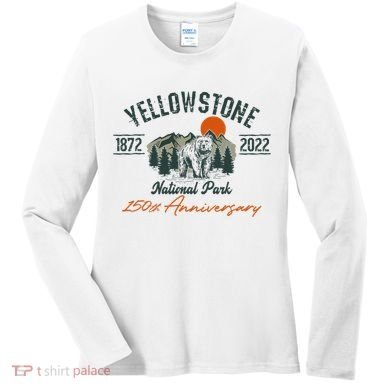 Yellowstone National Park 150th Anniversary Memorabilia Women's Long Sleeve Shirt