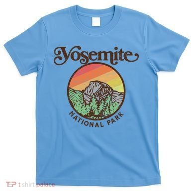 Yosemite National Park Retro 60s Half Dome Graphic Great Gift T-Shirt