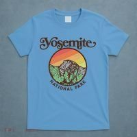 Yosemite National Park Retro 60s Half Dome Graphic Great Gift T-Shirt thumb 4