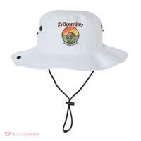 Yosemite National Park Retro 60s Half Dome Graphic Great Gift Bucket Hat thumb 0