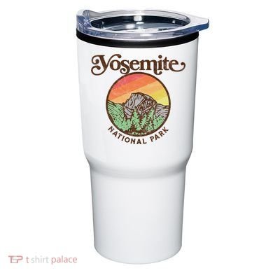 Yosemite National Park Retro 60s Half Dome Graphic Great Gift Tumbler