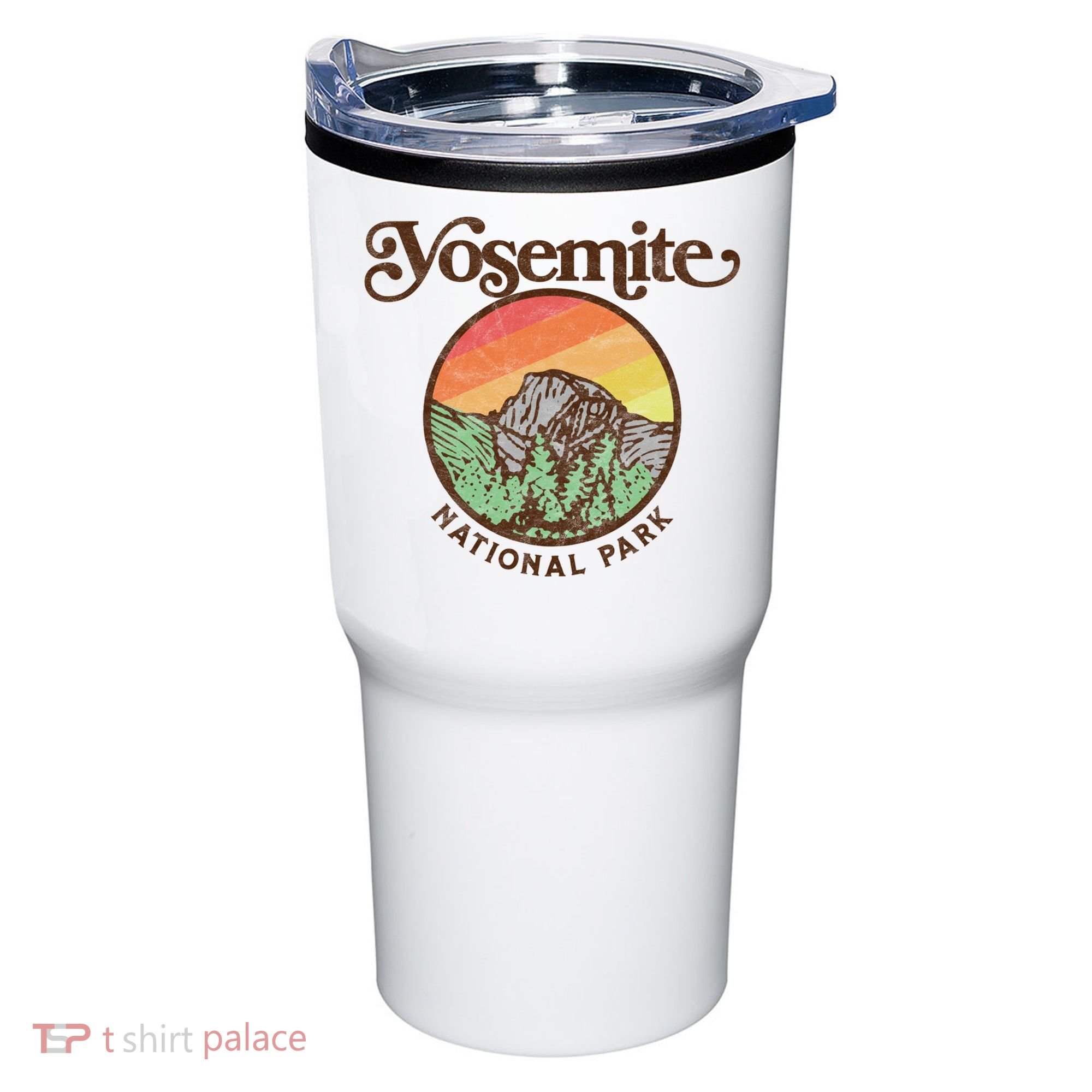 Yosemite National Park Retro 60s Half Dome Graphic Great Gift Tumbler