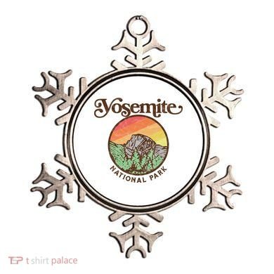 Yosemite National Park Retro 60s Half Dome Graphic Great Gift Ornament