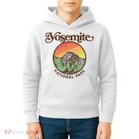 Yosemite National Park Retro 60s Half Dome Graphic Great Gift Kids Hoodie thumb 4