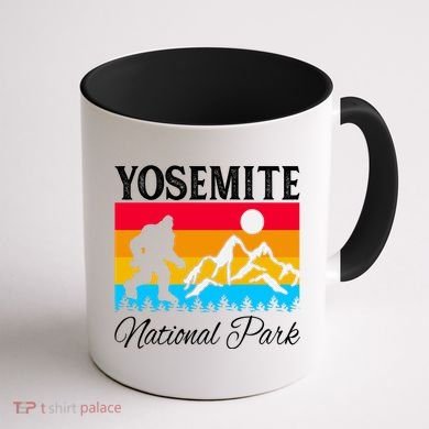 Yosemite National Park Bigfoot Design Coffee Mug back