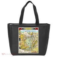 Yosemite National Park 1931 Decorative Pictorial Map Tote Bag thumb 0