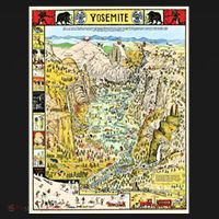 Yosemite National Park 1931 Decorative Pictorial Map Tote Bag thumb 4