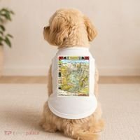Yosemite National Park 1931 Decorative Pictorial Map Doggie Tank thumb 2