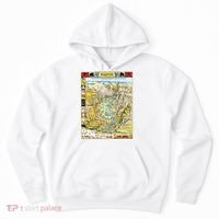 Yosemite National Park 1931 Decorative Pictorial Map Hoodie thumb 0