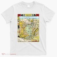 Yosemite National Park 1931 Decorative Pictorial Map T-Shirt thumb 0