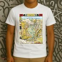 Yosemite National Park 1931 Decorative Pictorial Map T-Shirt thumb 3