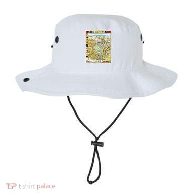 Yosemite National Park 1931 Decorative Pictorial Map Bucket Hat