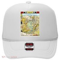 Yosemite National Park 1931 Decorative Pictorial Map Hat thumb 0