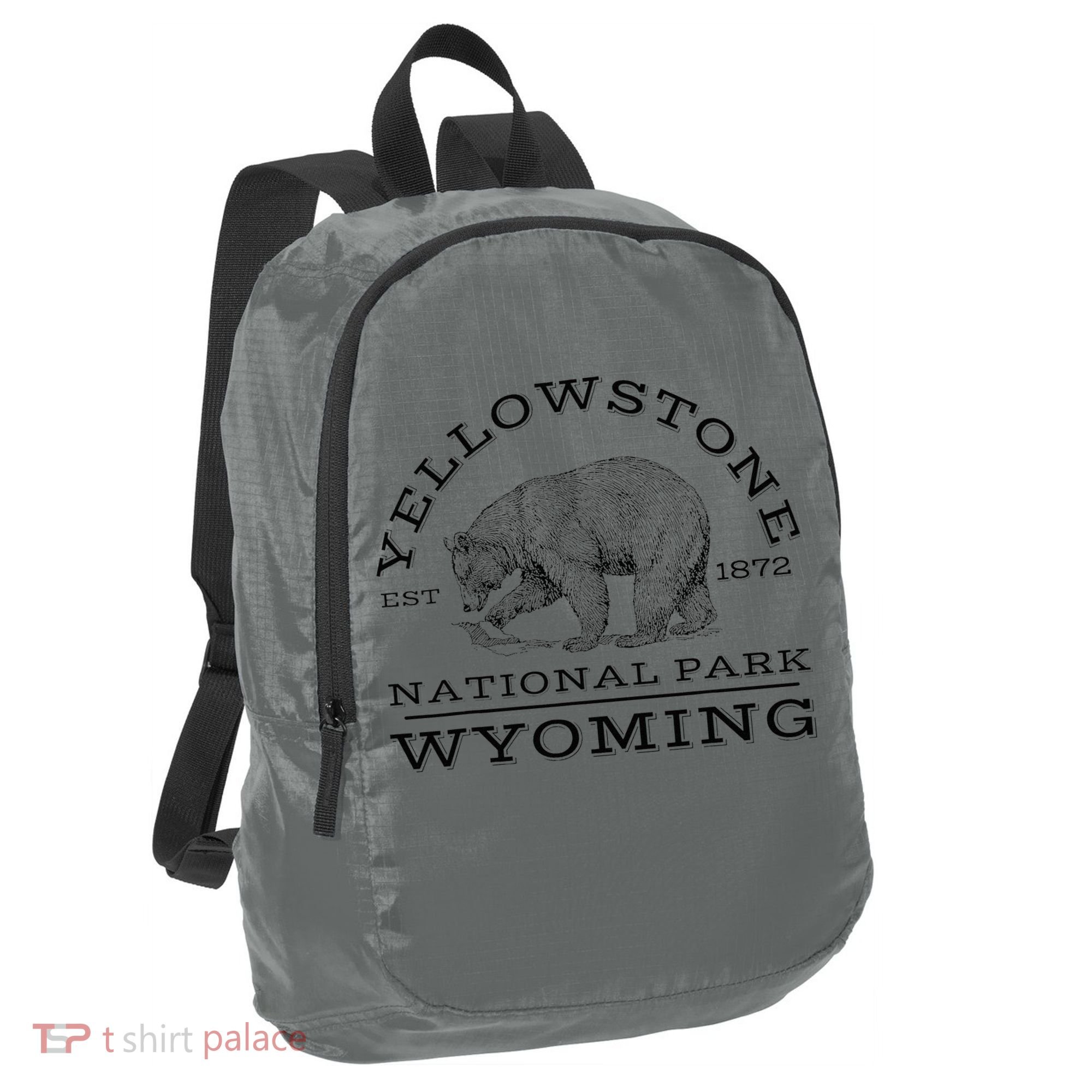 Yellowstone National Park Bear Wyoming Hike Outdoors Port Authority Crush Ripstop Backpack