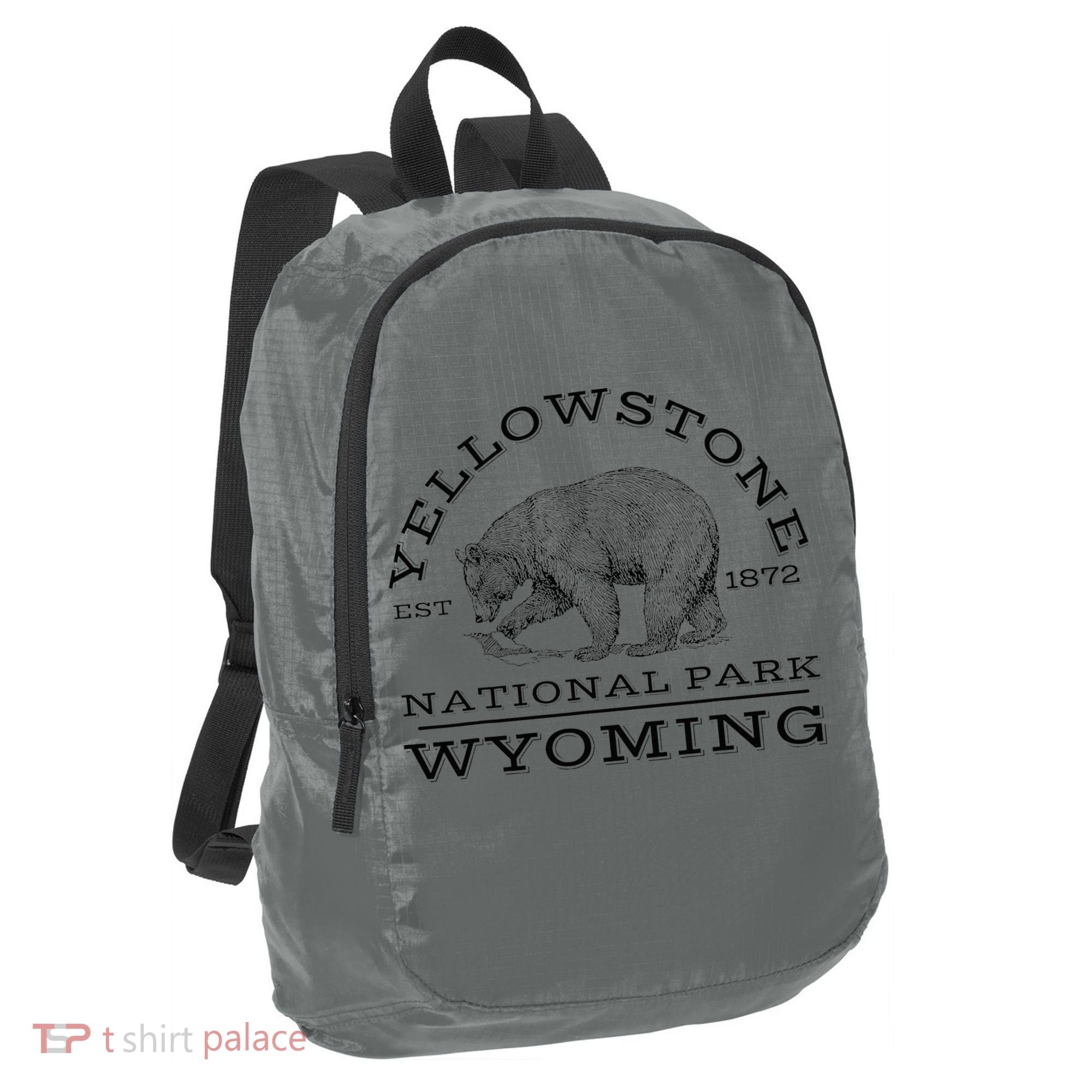 Yellowstone National Park Bear Wyoming Hike Outdoors Port Authority Crush Ripstop Backpack