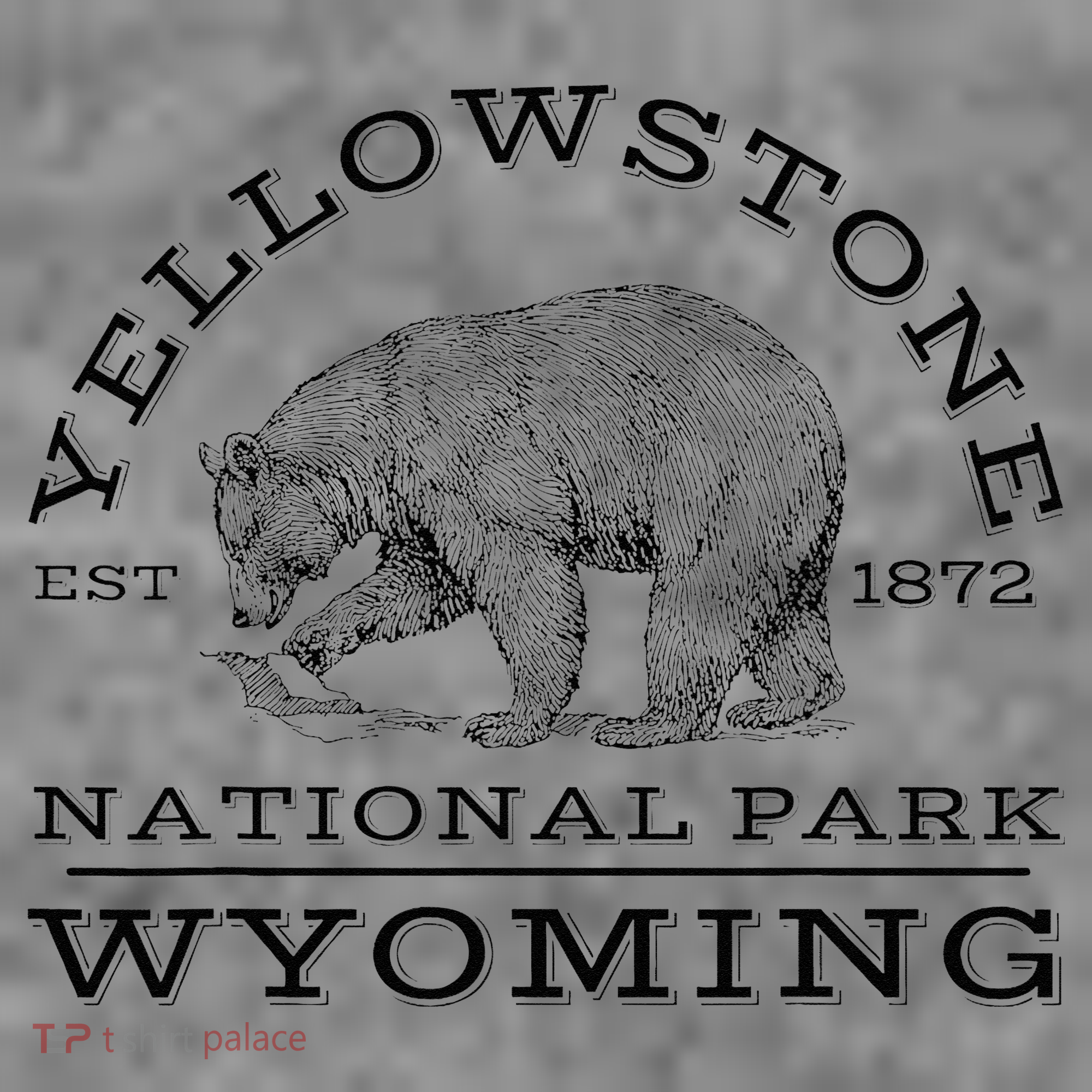 Yellowstone National Park Bear Wyoming Hike Outdoors Hooded Wearable Blanket