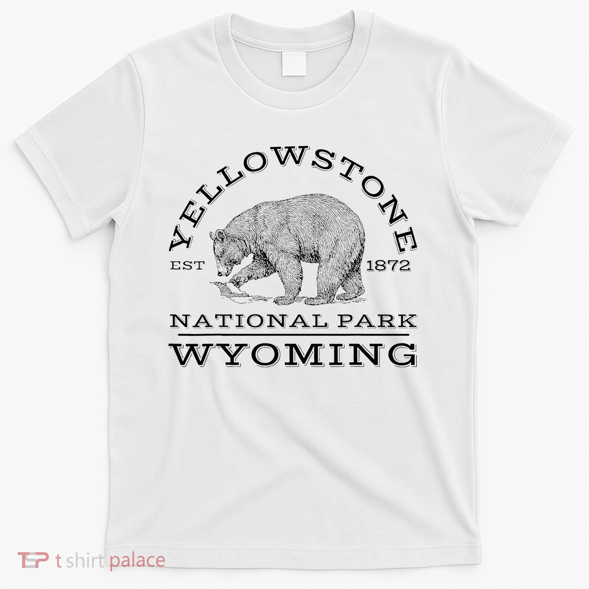 Yellowstone National Park Bear Wyoming Hike Outdoors T-Shirt