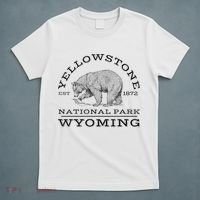 Yellowstone National Park Bear Wyoming Hike Outdoors T-Shirt thumb 5