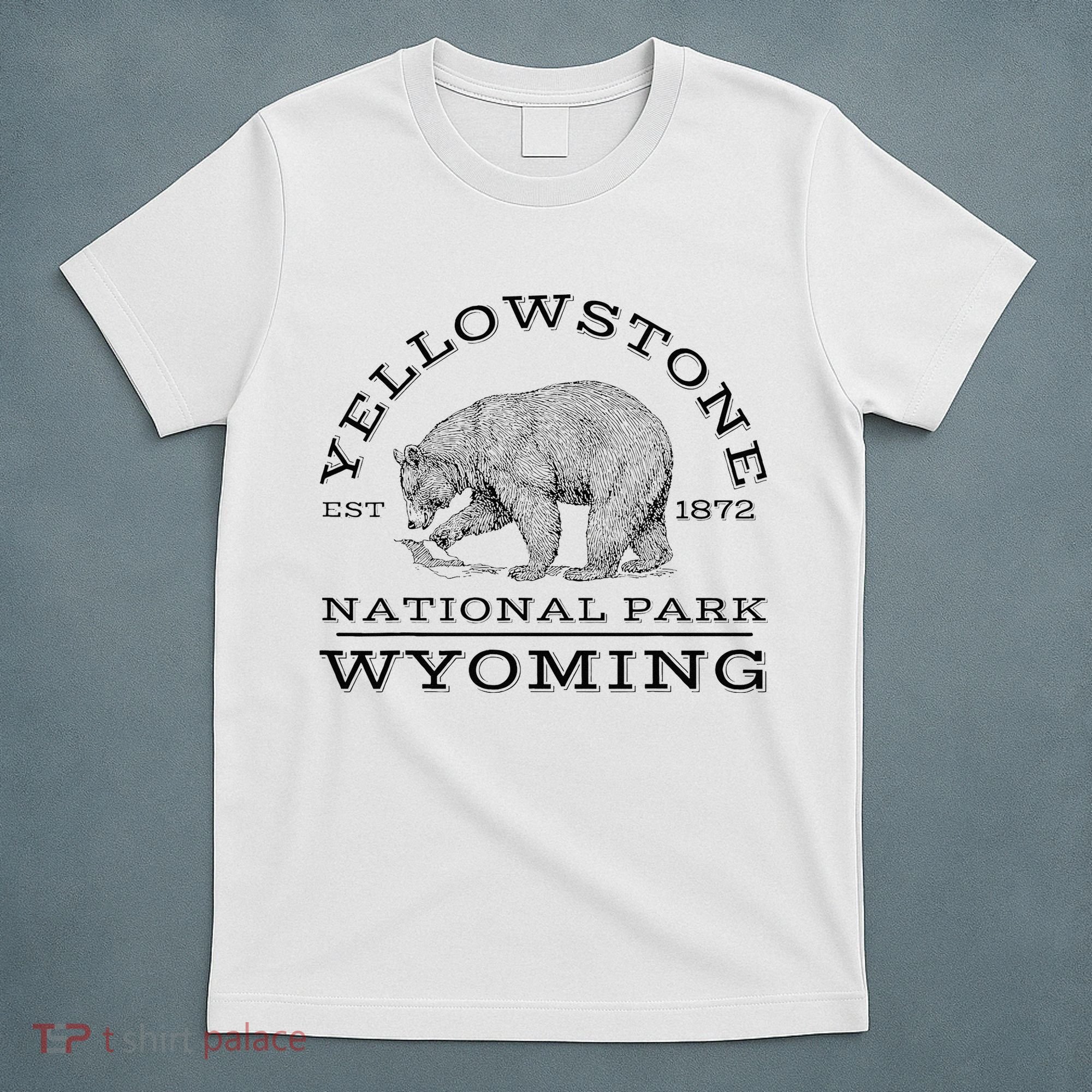 Yellowstone National Park Bear Wyoming Hike Outdoors T-Shirt