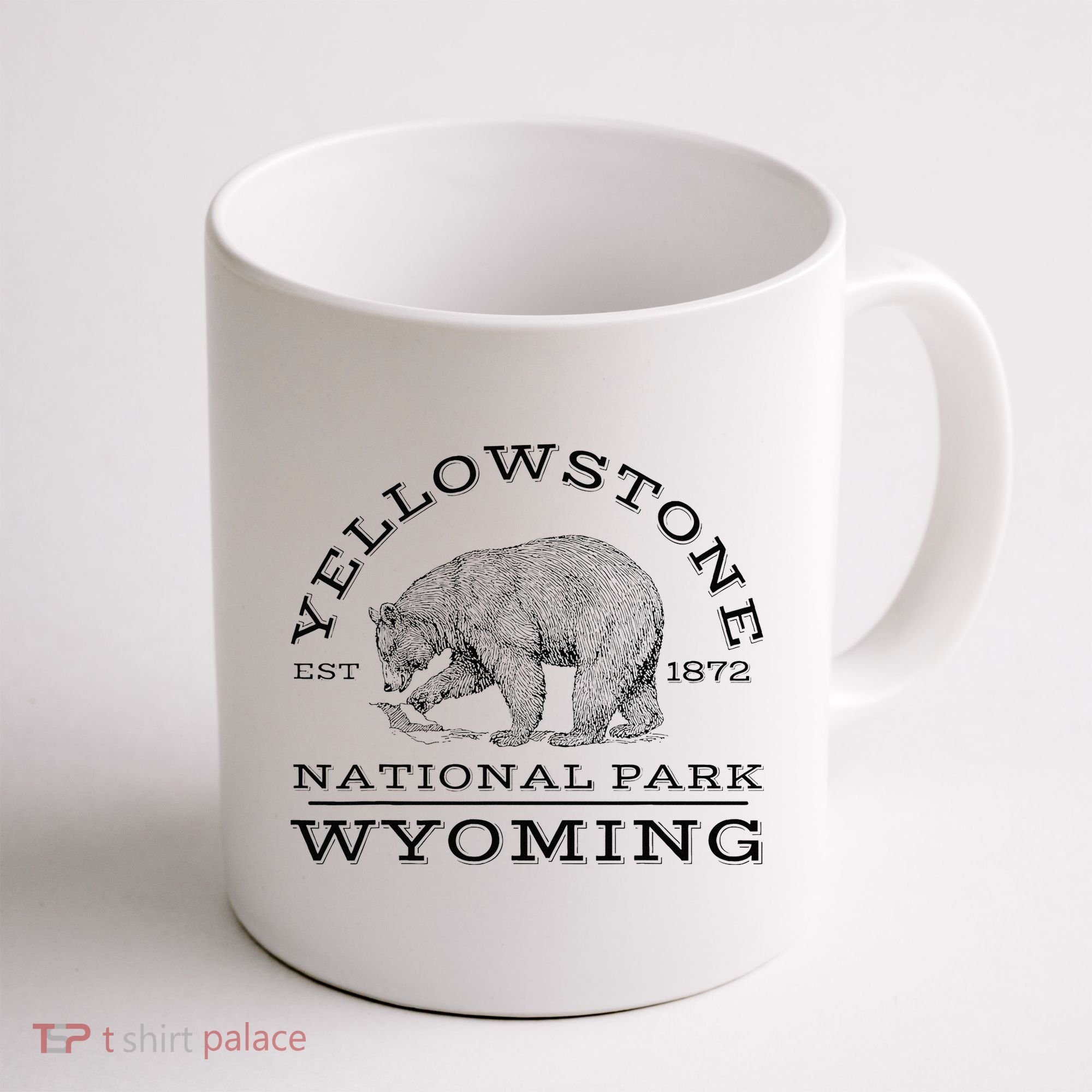 Yellowstone National Park Bear Wyoming Hike Outdoors Coffee Mug