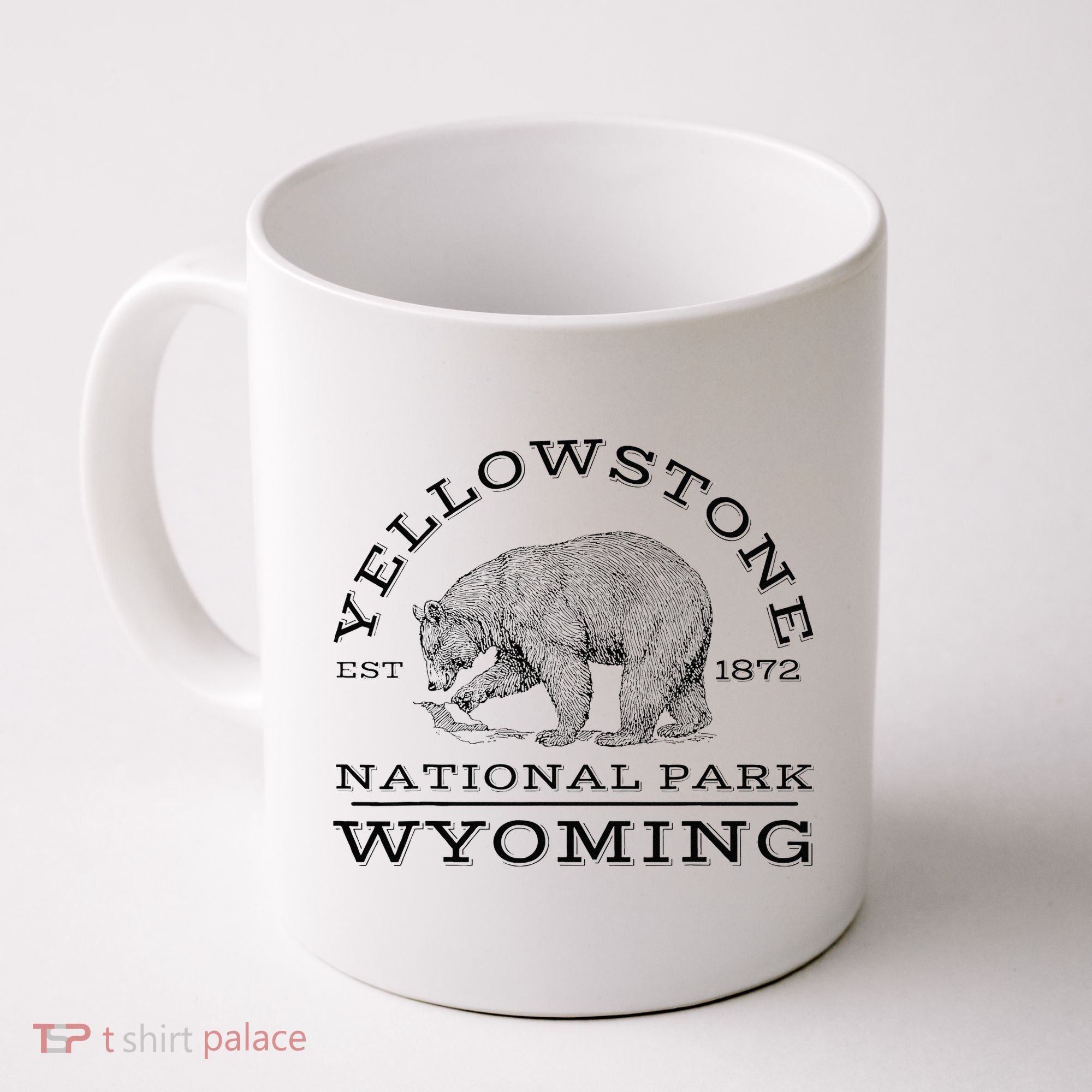Yellowstone National Park Bear Wyoming Hike Outdoors Coffee Mug