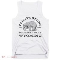 Yellowstone National Park Bear Wyoming Hike Outdoors Tank Top thumb 0