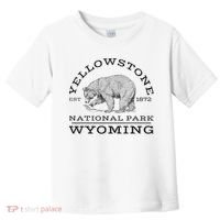 Yellowstone National Park Bear Wyoming Hike Outdoors Toddler T-Shirt thumb 0
