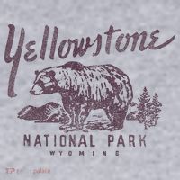 Yellowstone National Park Bear Women's Sweatshirt thumb 2