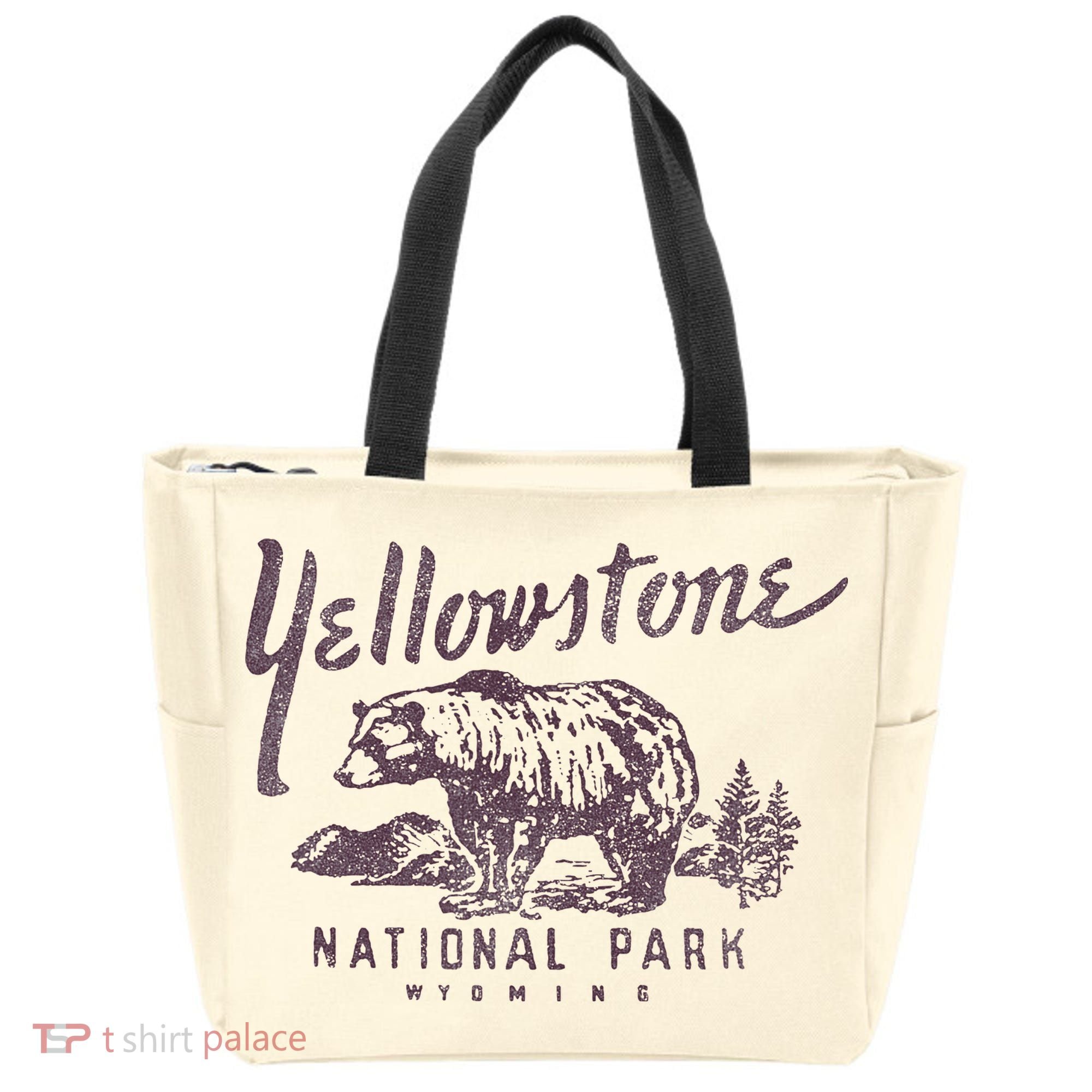 Yellowstone National Park Bear Tote Bag